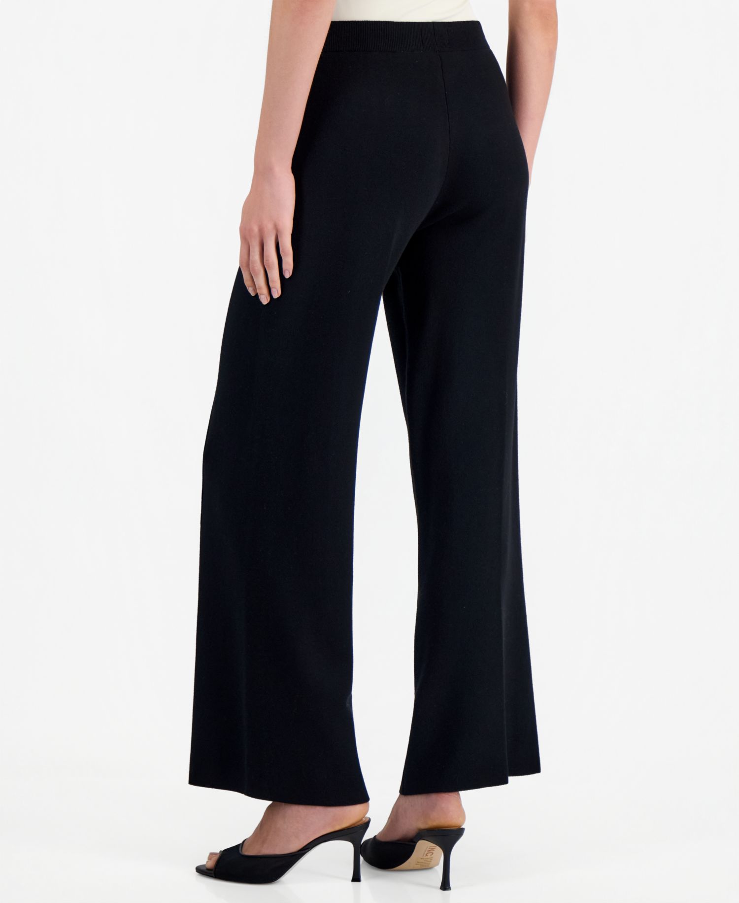 Women's Sweater Knit Wide-Leg Pull-On Pants