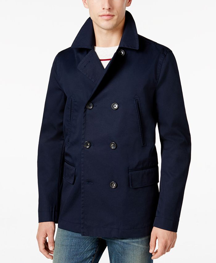 Tommy Hilfiger Men's Dover Peacoat, Created for Macy's Macy's