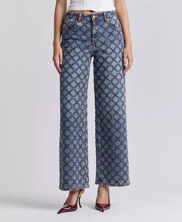 Women's Mid-Rise Wide-Leg Jeans - thumbnail 3