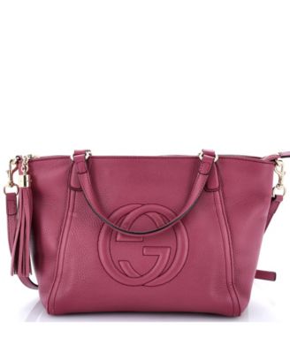 Small Soho Convertible Top Handle Bag Leather