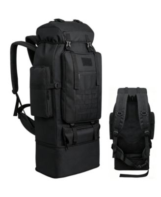 80L Hiking Backpack Waterproof Large Capacity Outdoor Travel Camping Tactical Rucksack
