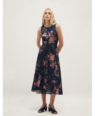Women's Carly Floral A-Line Sleeveless Dress
