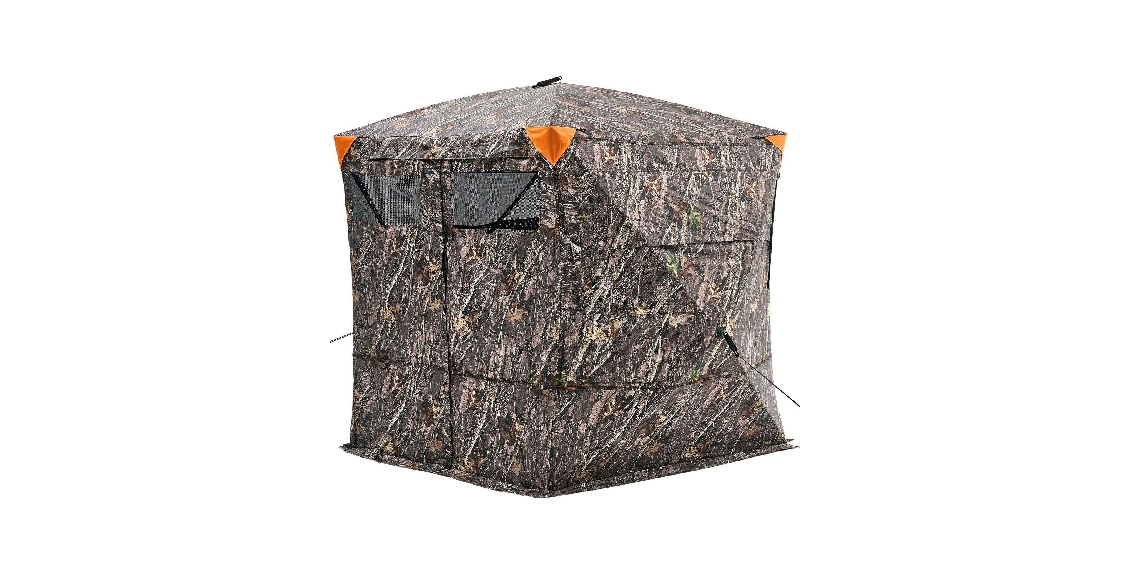 Hongge Silent Magnetic Door Ground Hunting Blind for 4 to 5 People