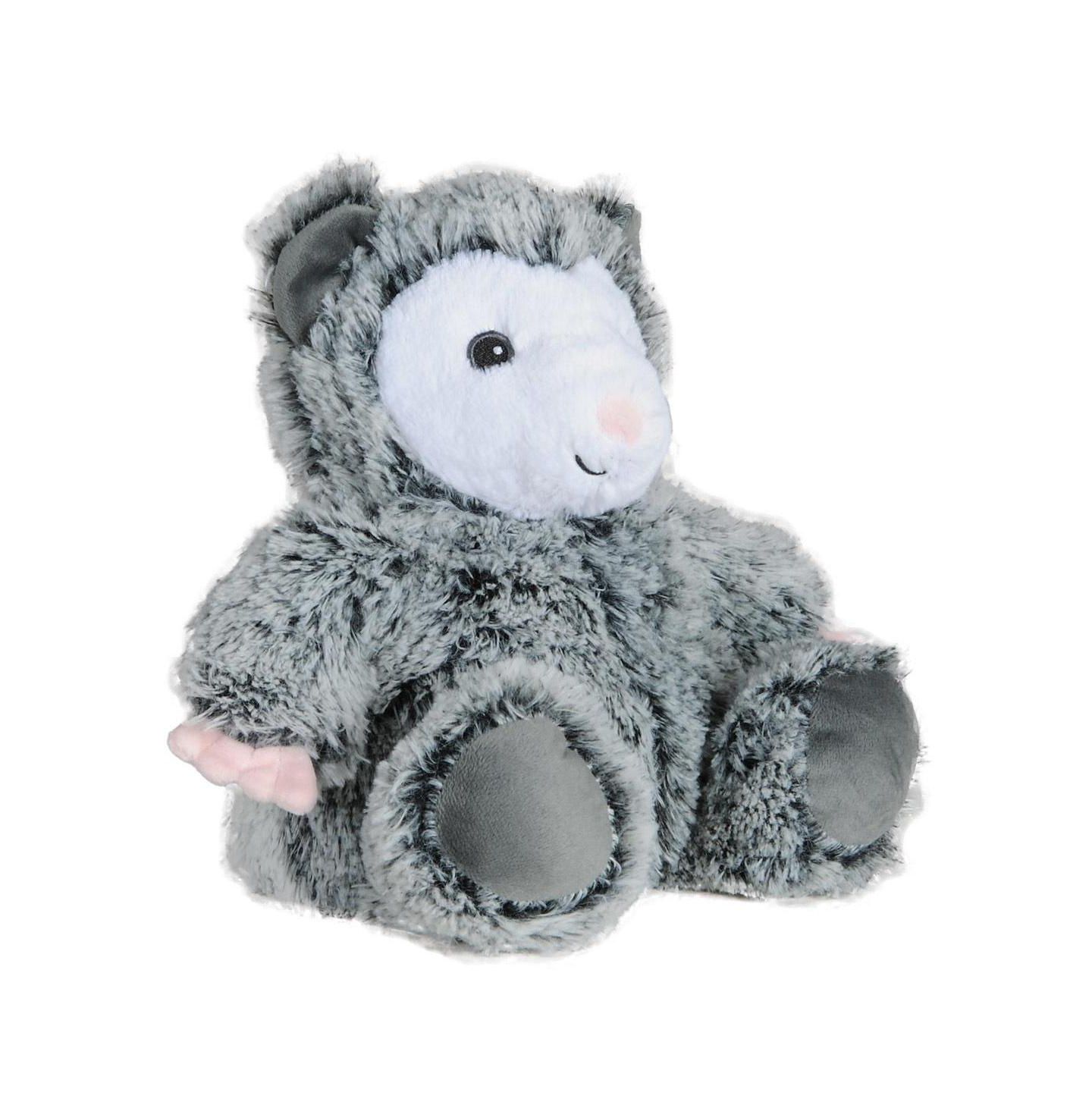 Детская мягкая игрушка Intelex Warmies Opossum 13" Microwavable Plush, цвет: Серый — фото 1