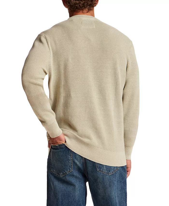Men's Rib Knit Stonewash Sweater - thumbnail 5