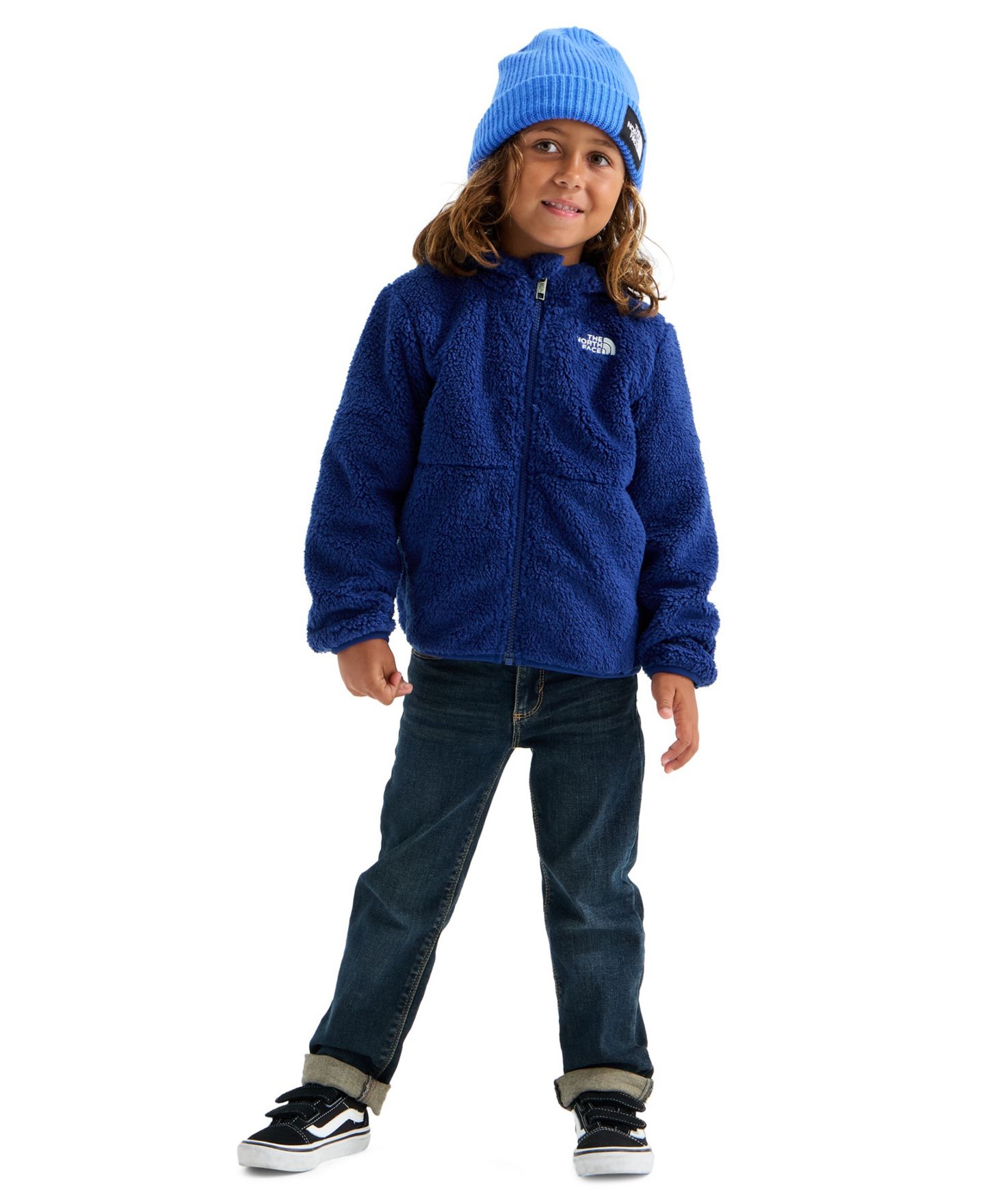 Детская куртка The North Face Campshire Full-Zip Hooded, цвет: Насыщенный синий — фото 1