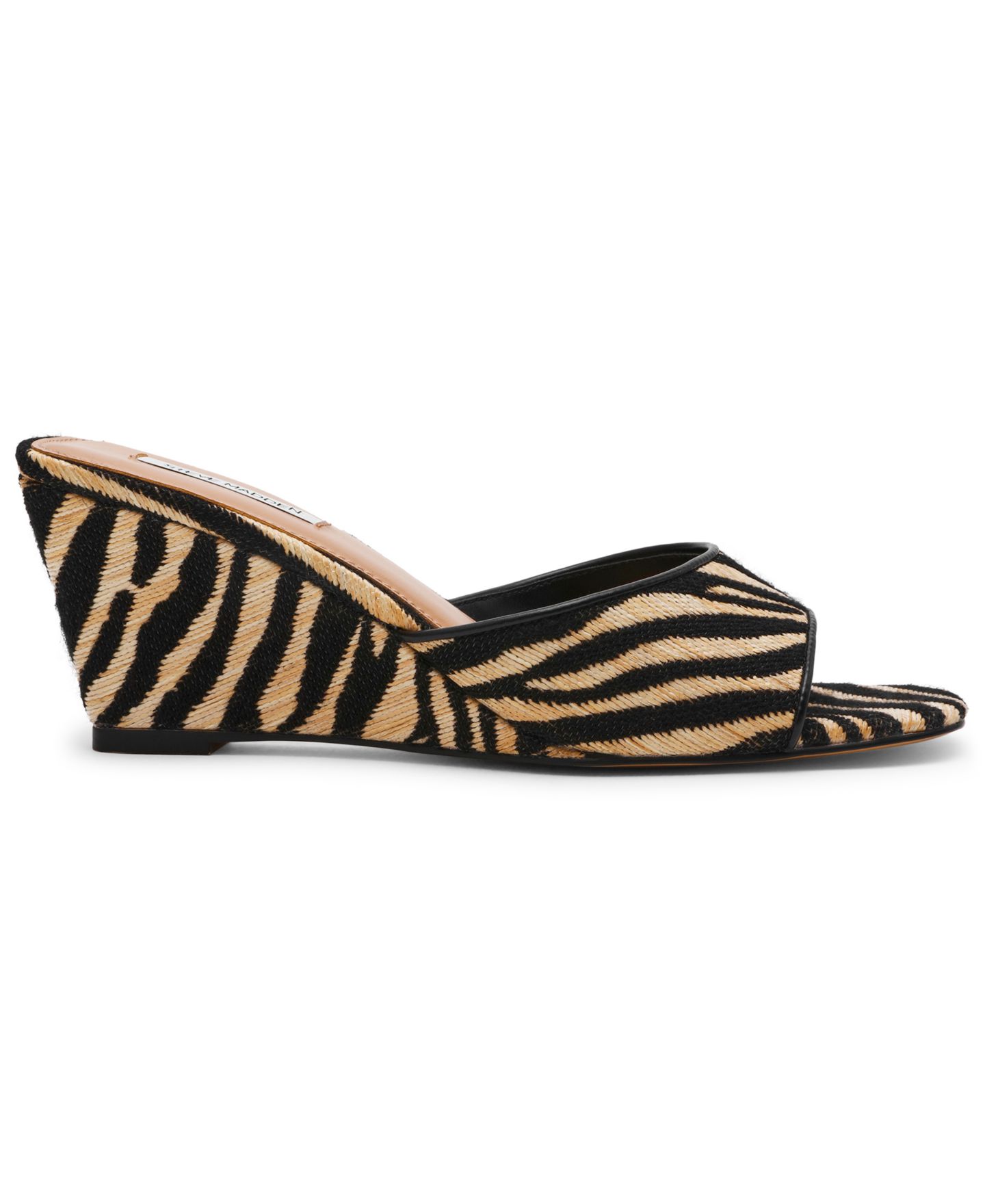 Женские сандалии Steve Madden Seleste Wedge, цвет: Зебра разноцветный — фото 2