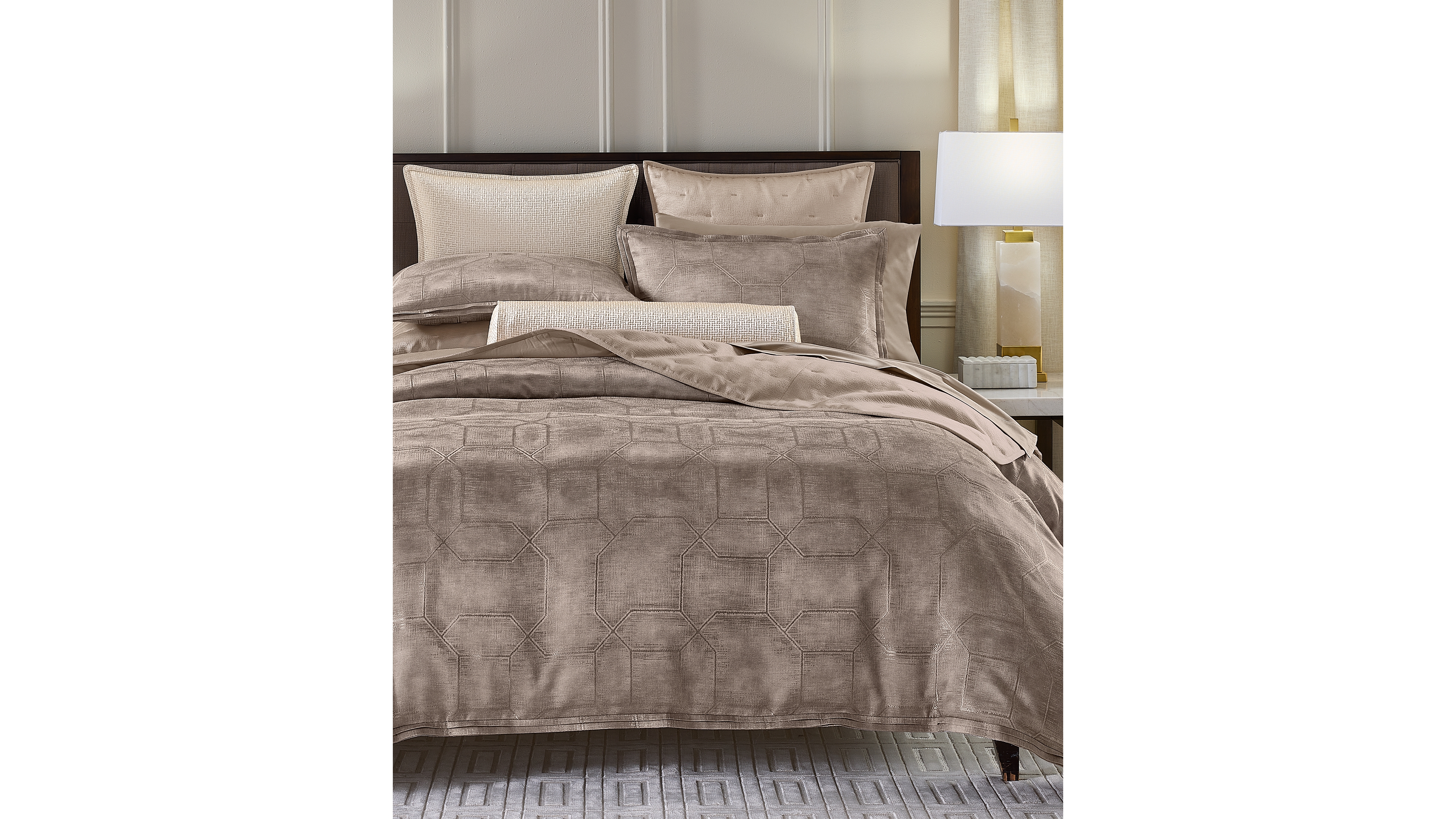 Hotel Collection Diffused Mosaic 3-Piece Duvet Cover Set, King, Macy's Exclusive