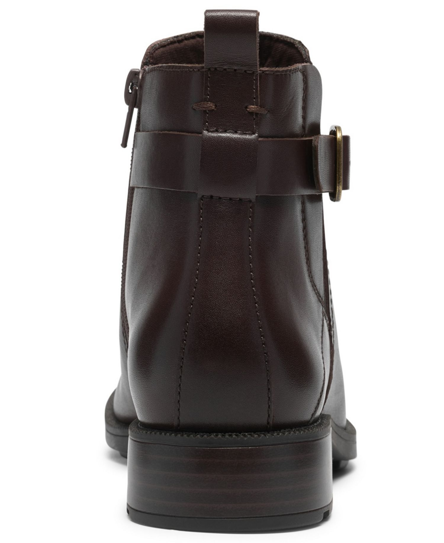 Women's Adalynn West Buckle Round Toe Booties