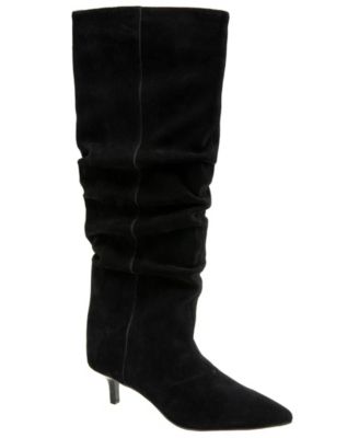 Women's Daleza Slouched To The Knee Suede Boot