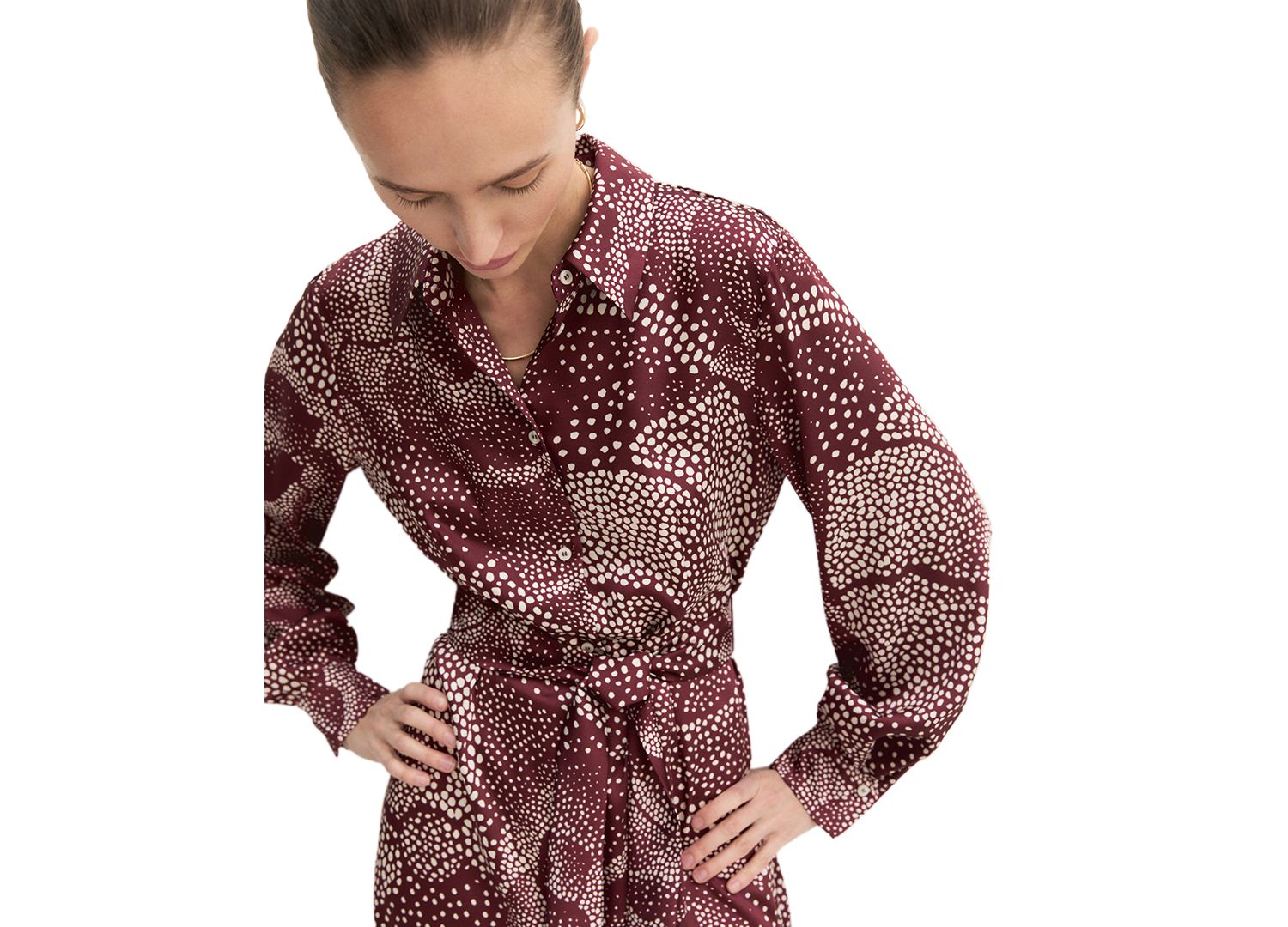 Women's Emmalarico Printed Belted Shirt Dress