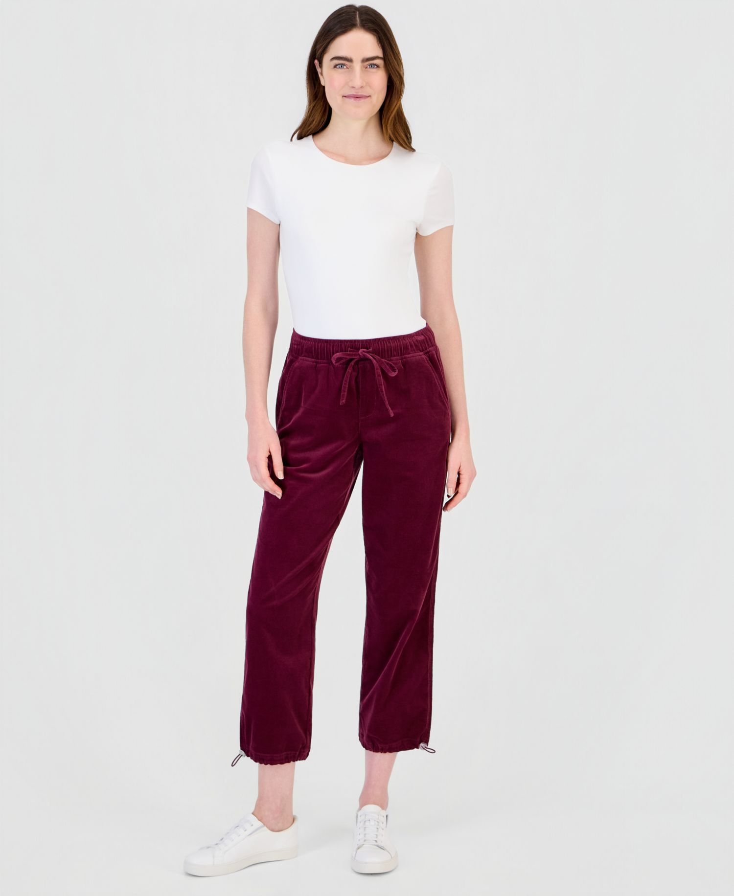 Women's Corduroy Utility Cropped Pants