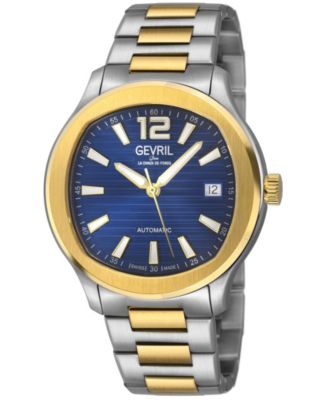 Men's Swiss Made Stuyvesant Swiss Automatic Two tone Stainless Steel Bracelet Watch