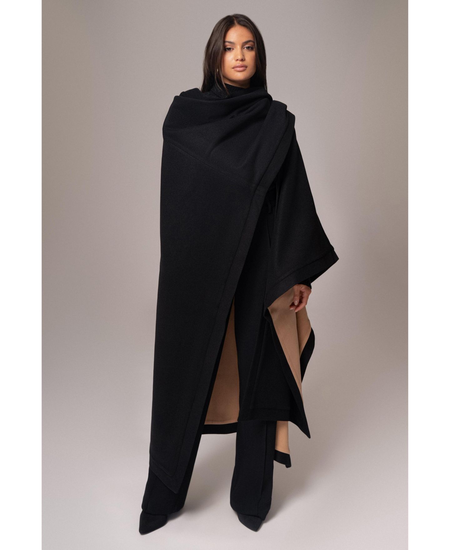 JLUXLABEL Women's Park City Reversible Shawl, цвет: Бежевый — фото 9