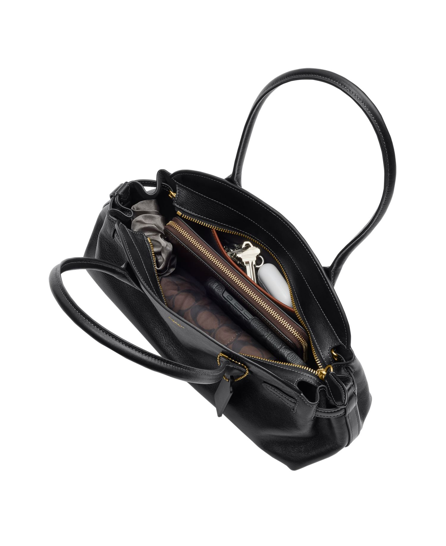 Soft Empire Medium Leather Shoulder Bag 34