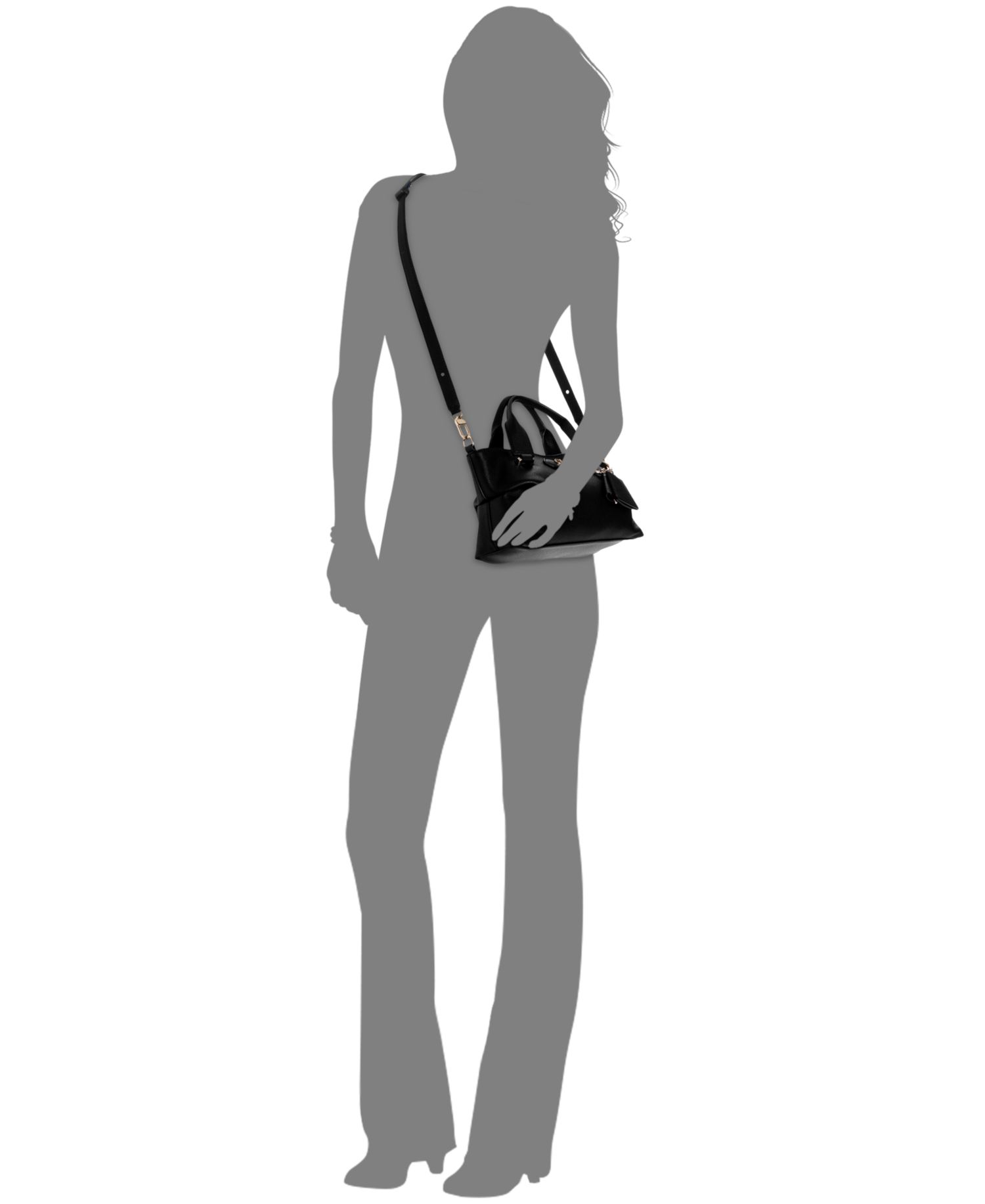Suzy Small Dual Handle Satchel Handbag