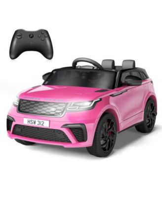 12V Licensed Land Rover Remote-Control Ride-On Car with LED Lights, Two-Seater, Ages 3+