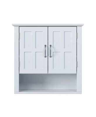 Wall Mounted Bathroom Storage Cabinet with Adjustable Shelves Medicine Cabinet for Laundry Room Kitchen Living Room