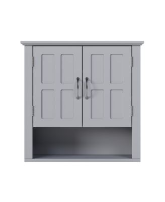 Wall Mounted Bathroom Storage Cabinet with Adjustable Shelves Medicine Cabinet for Laundry Room Kitchen Living Room