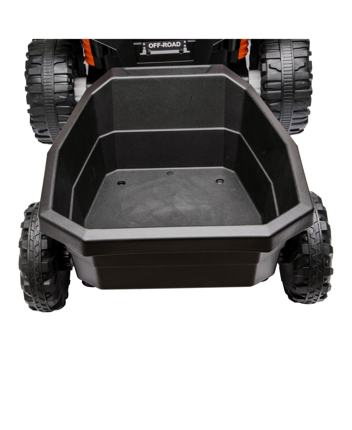 Детская игрушка homfan 12V Ride-On Trailer with Locking Hitch Pin, 24.02" x 17.72" x 9.45", 30 pounds, Ages 3-8, цвет: Чёрный — фото 6