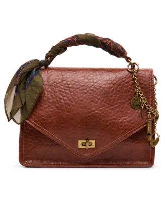 Theia Flap Small Satchel Handbag