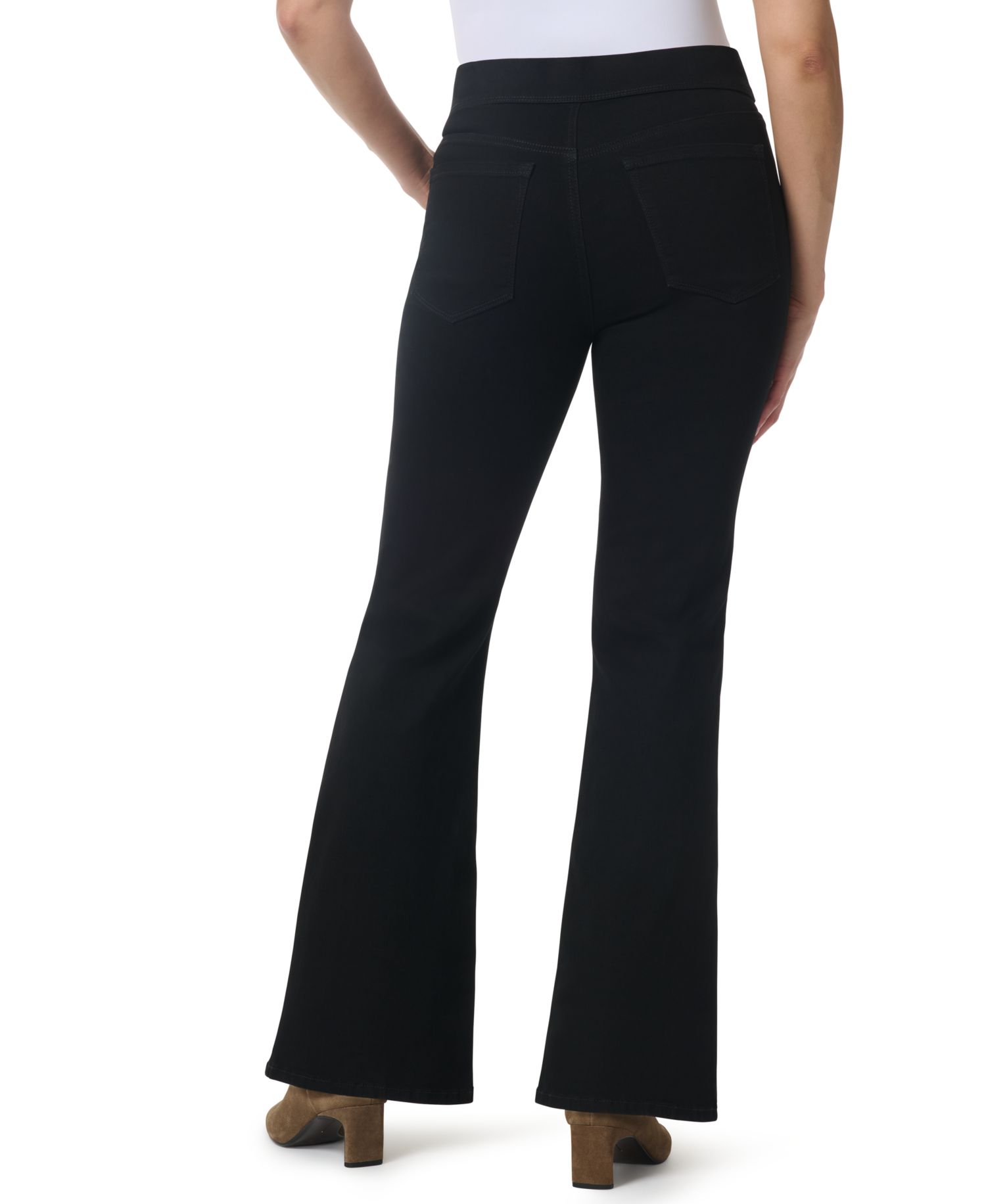 Women's Amanda Pull-On High-Rise Flare Jeans