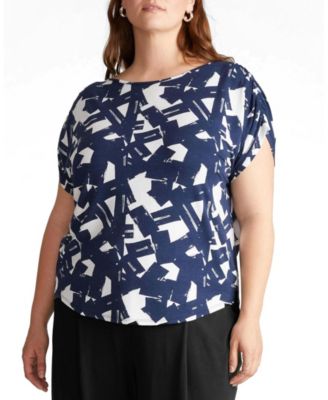 Plus Size Divine Jersey Gathered Tee