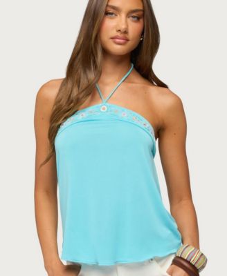 Women's Thayer Beaded-Halter Top