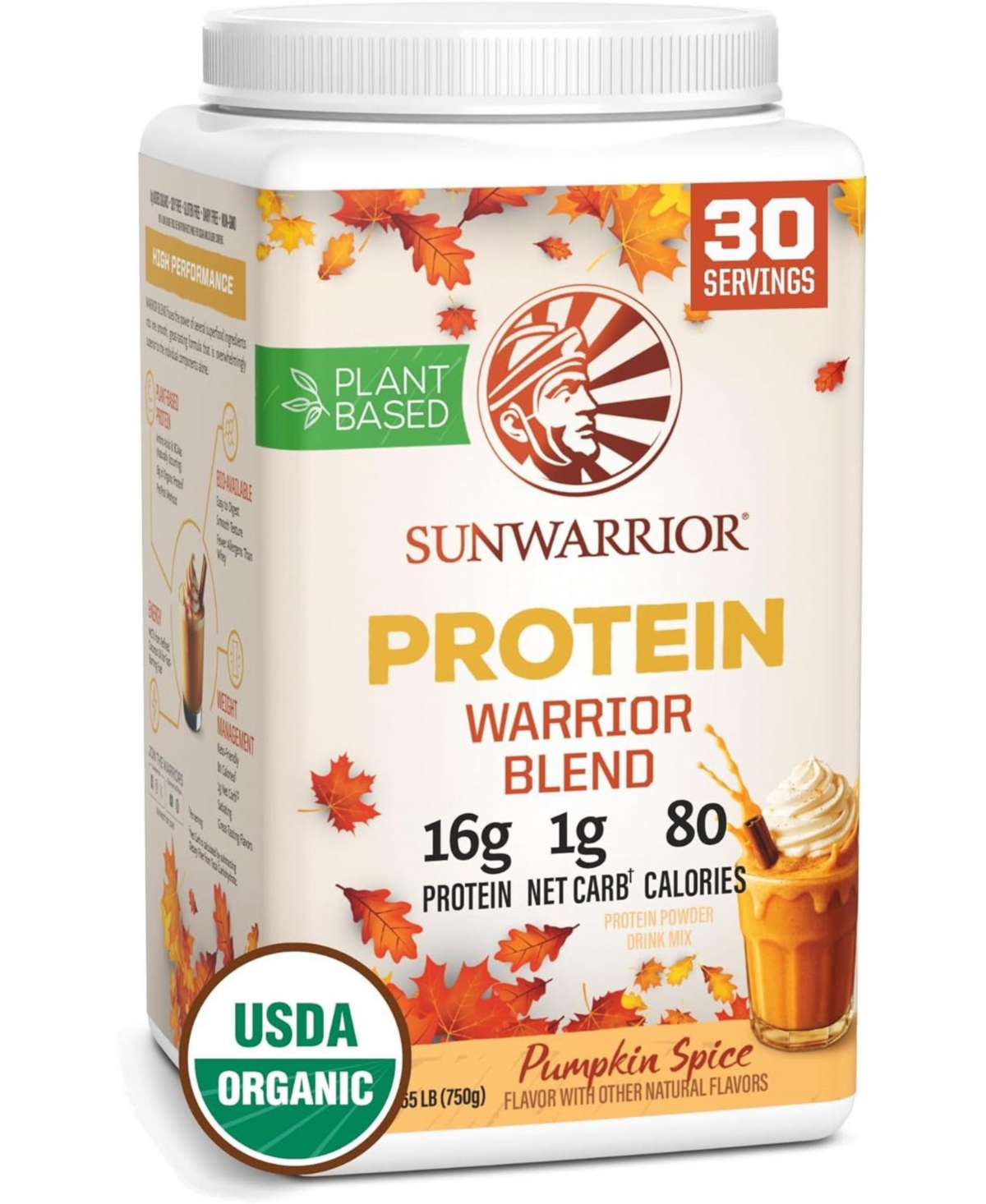 Sunwarrior Warrior Blend Pumpkin Spice 750 Gram