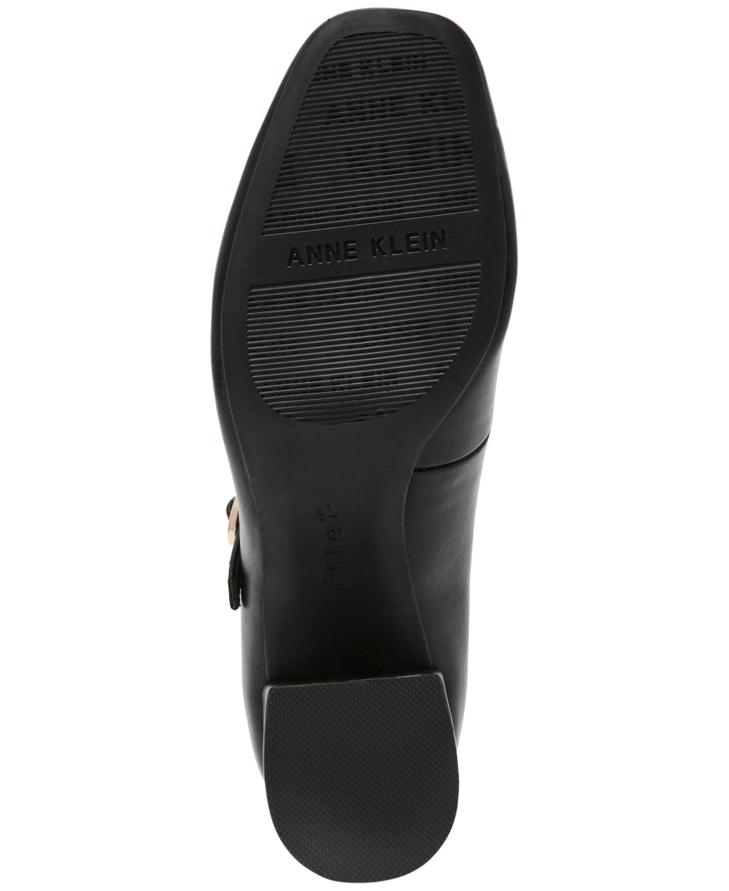 Женские туфли Anne Klein Remie Mary Jane Block Heel, цвет: Чёрный гладкий — фото 5