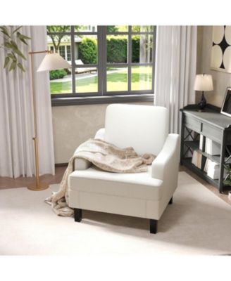Modern Chenille Accent Sofa Chair, Armchair for Living Room and Bedroom