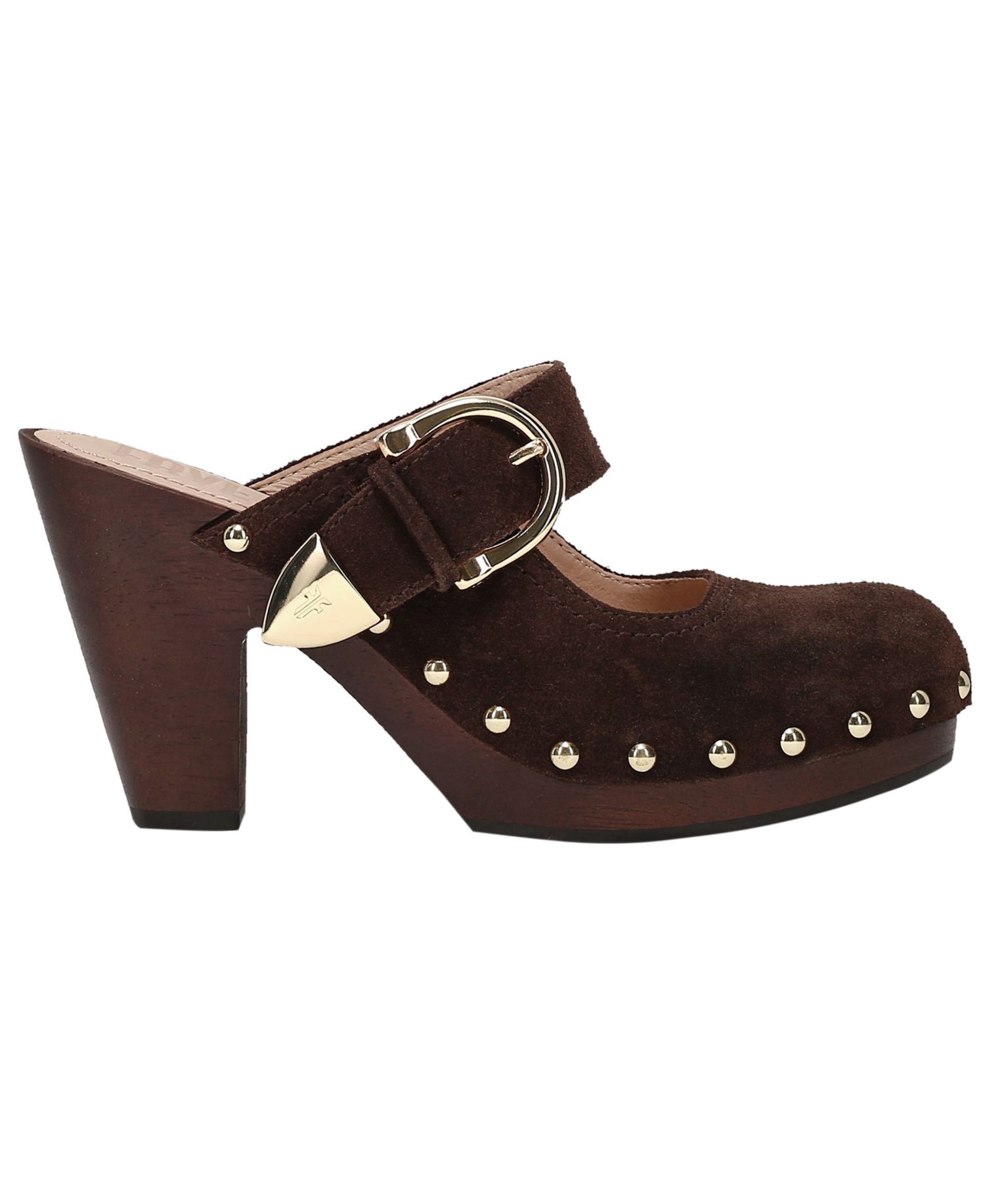 Women's Cindy Buckle Heeled Clogs