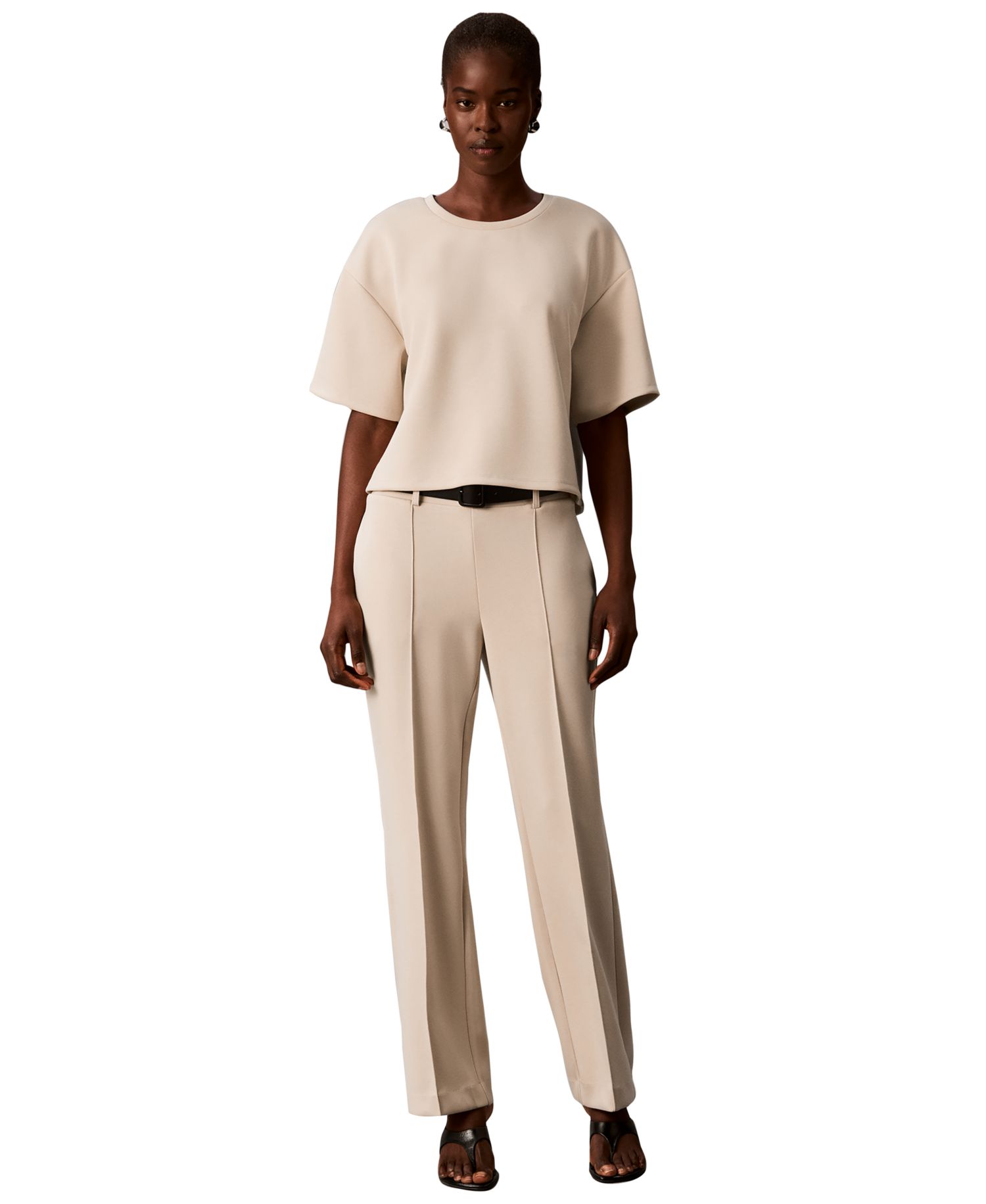 Women's Pull-On High-Rise Wide-Leg Pants