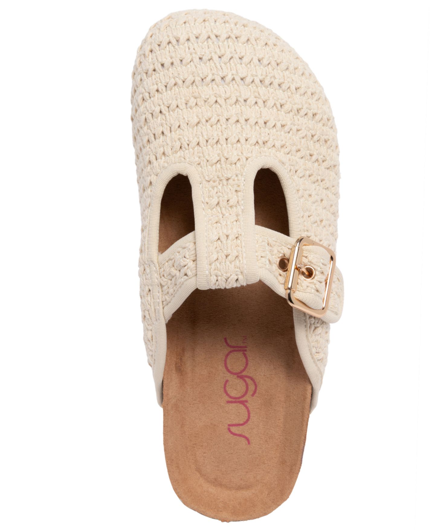 Женские сабо Sugar Snicker Closed-Toe Slip-On Casual, цвет: Кремовый — фото 4