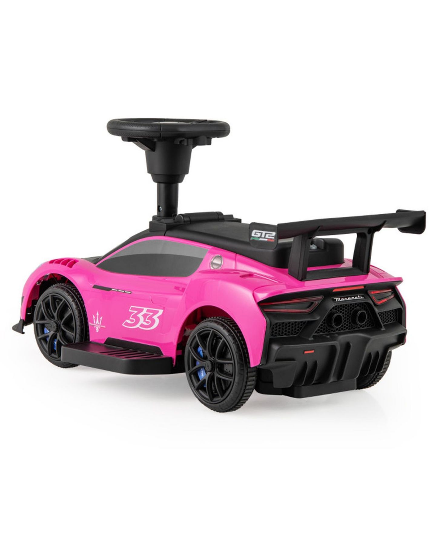 Детская игрушка HONGGE Electric Foot-Pedal Ride-On Car, 26"L x 16"W x 15"H, 55 lbs Capacity, Ages 18 Months to 5 Years, цвет: Розовый — фото 9