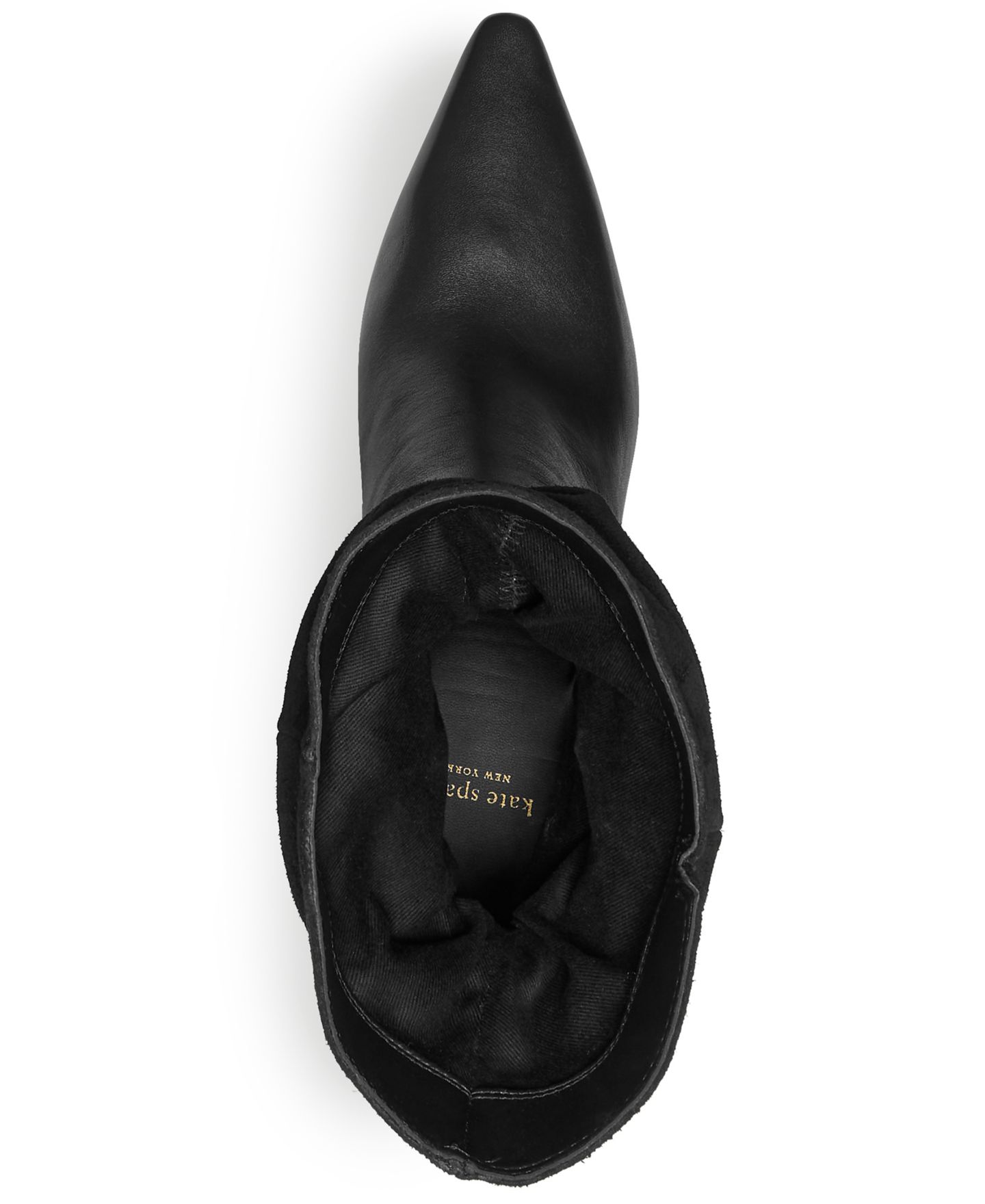 Женские ботинки kate spade new york Viv Slouchy Zipper Tall Booties, цвет: Чёрный — фото 4