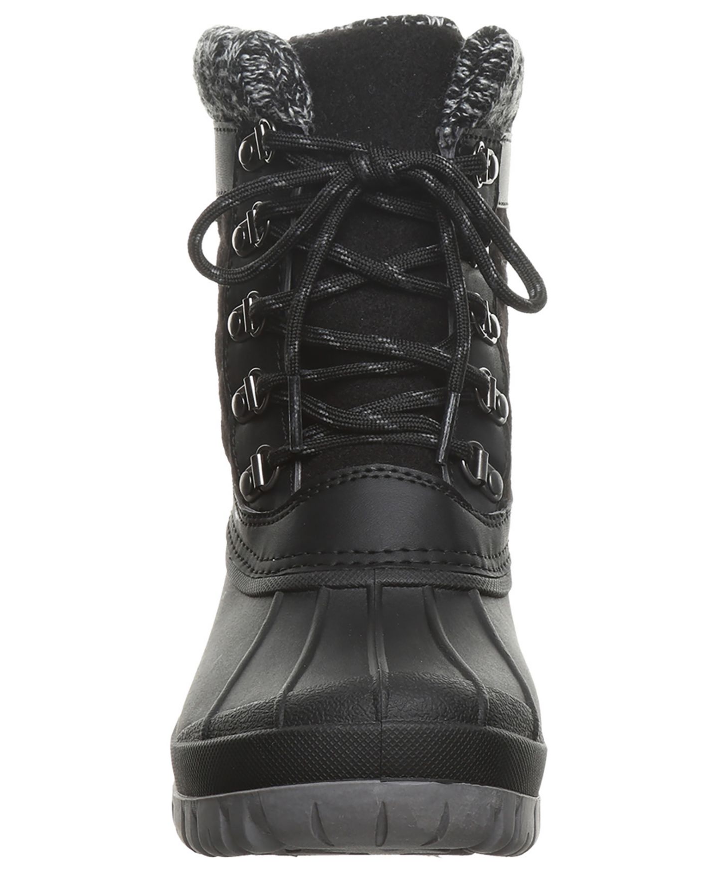 Женские ботинки BEARPAW Nadja Round Toe Wedge, цвет: Чёрный — фото 8