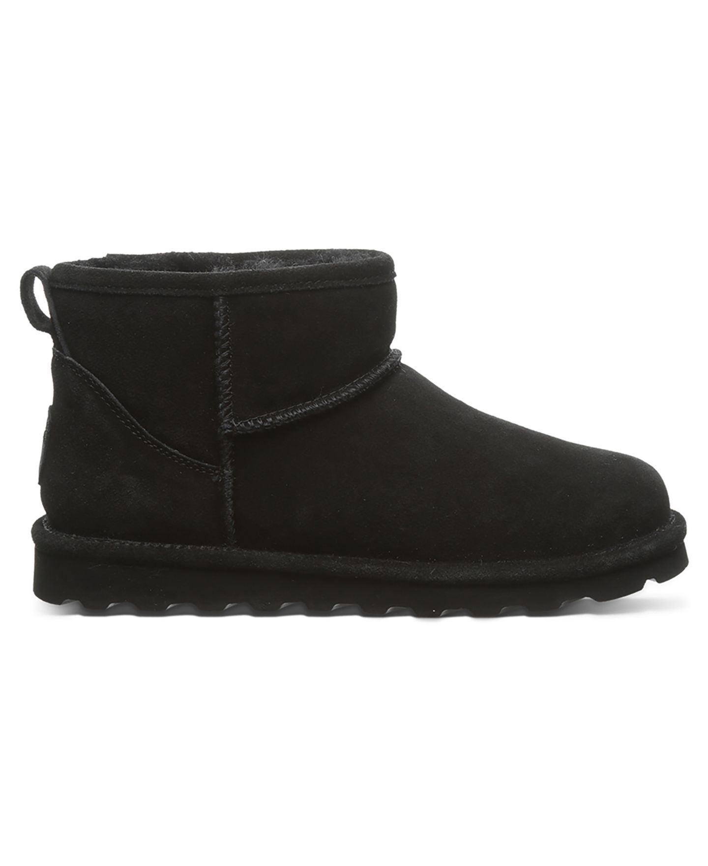Женские ботинки BEARPAW Shorty Wide Short Round Toe Ankle Booties, цвет: Чёрный — фото 2