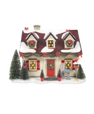 Snow Village Cardinal House Figurine
