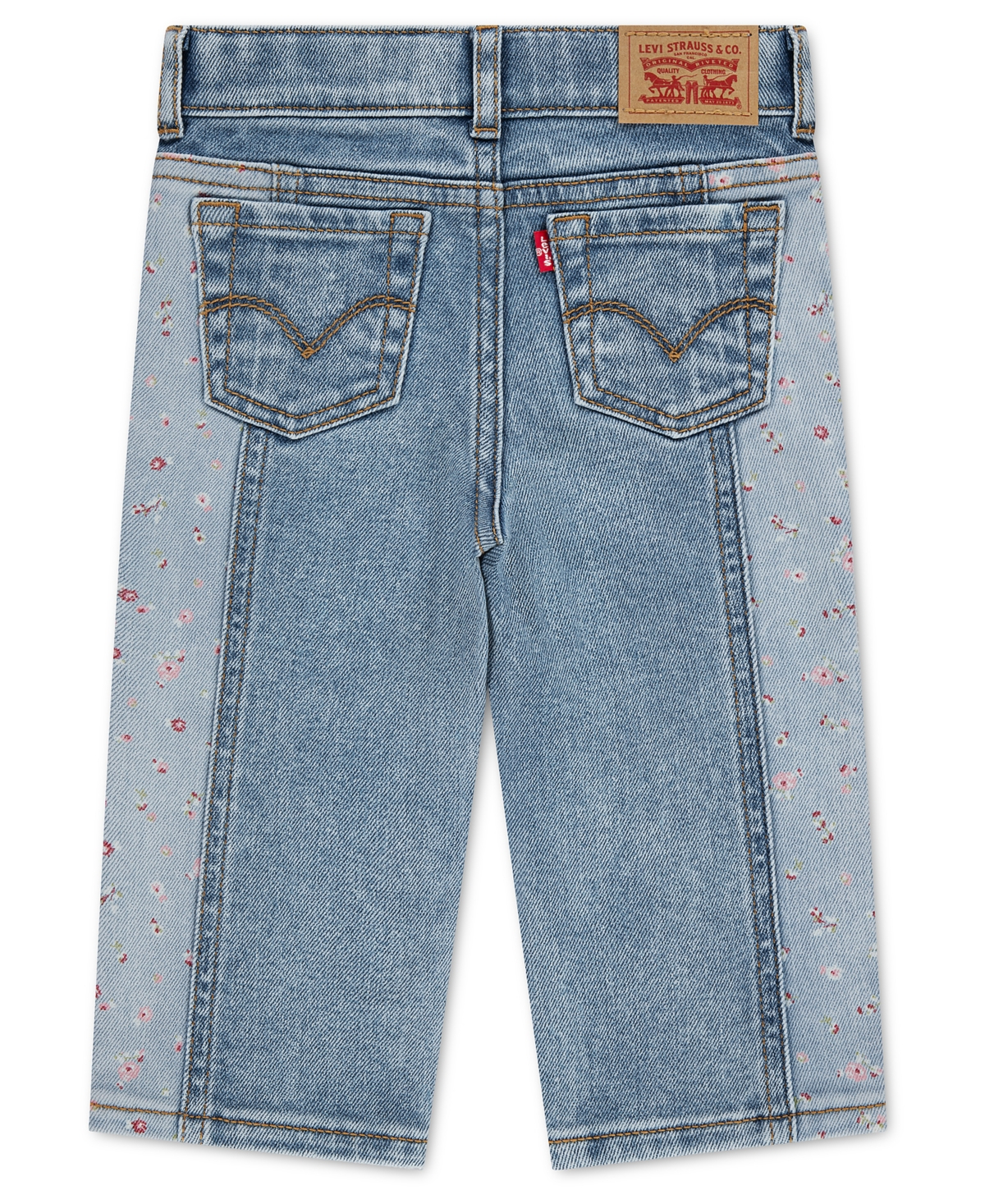 Levi's Baby Girls' Wide Leg Color-Block Pants
