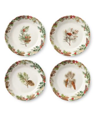 Woodland Dinner Bowls, Set of 4