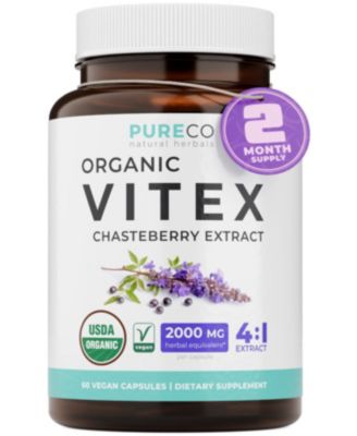 Vitex Chasteberry Supplement for Women - High Strength Chaste Tree Berry Extract for Hormone Balance from PMS to Menopause - Non-GMO 120ct