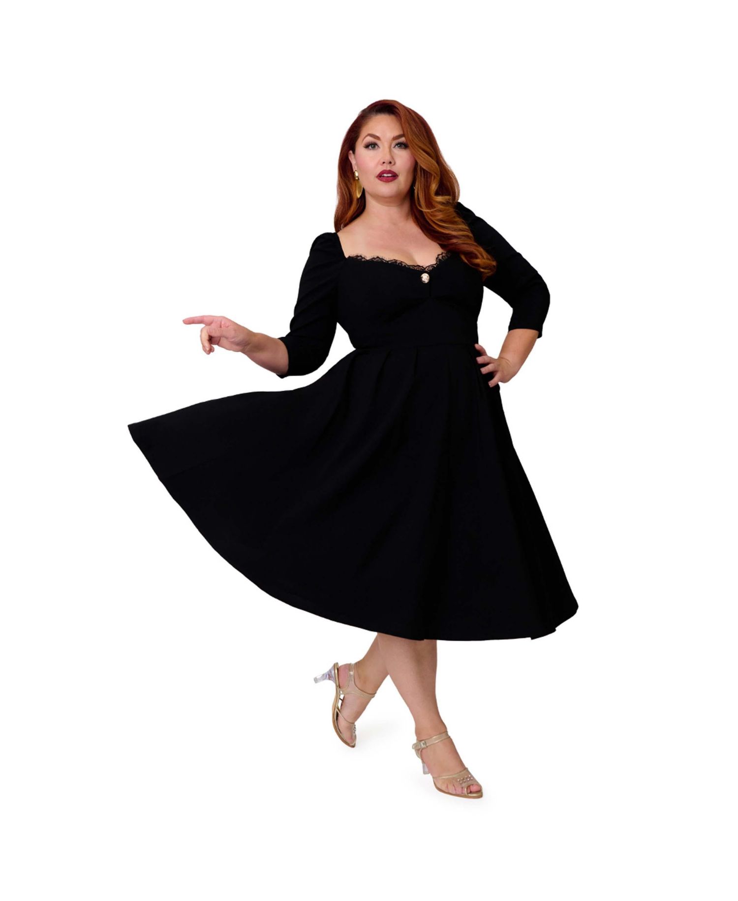 Plus Size Woven Lamar Swing Dress