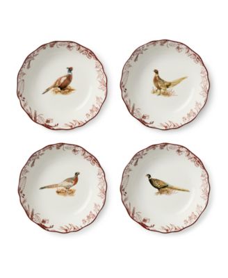 Pheasant Grove Soup Bowls, Set of 4