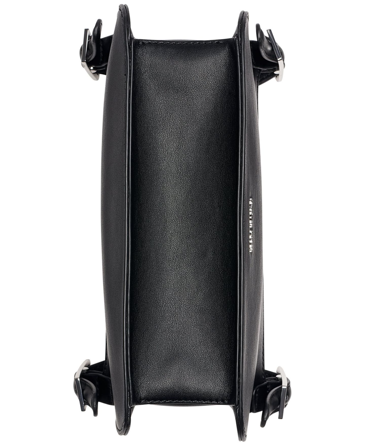 Женская сумка Calvin Klein Harlan Medium Detachable Strap Shoulder Handbag, цвет: Чёрный / Серебряный — фото 5