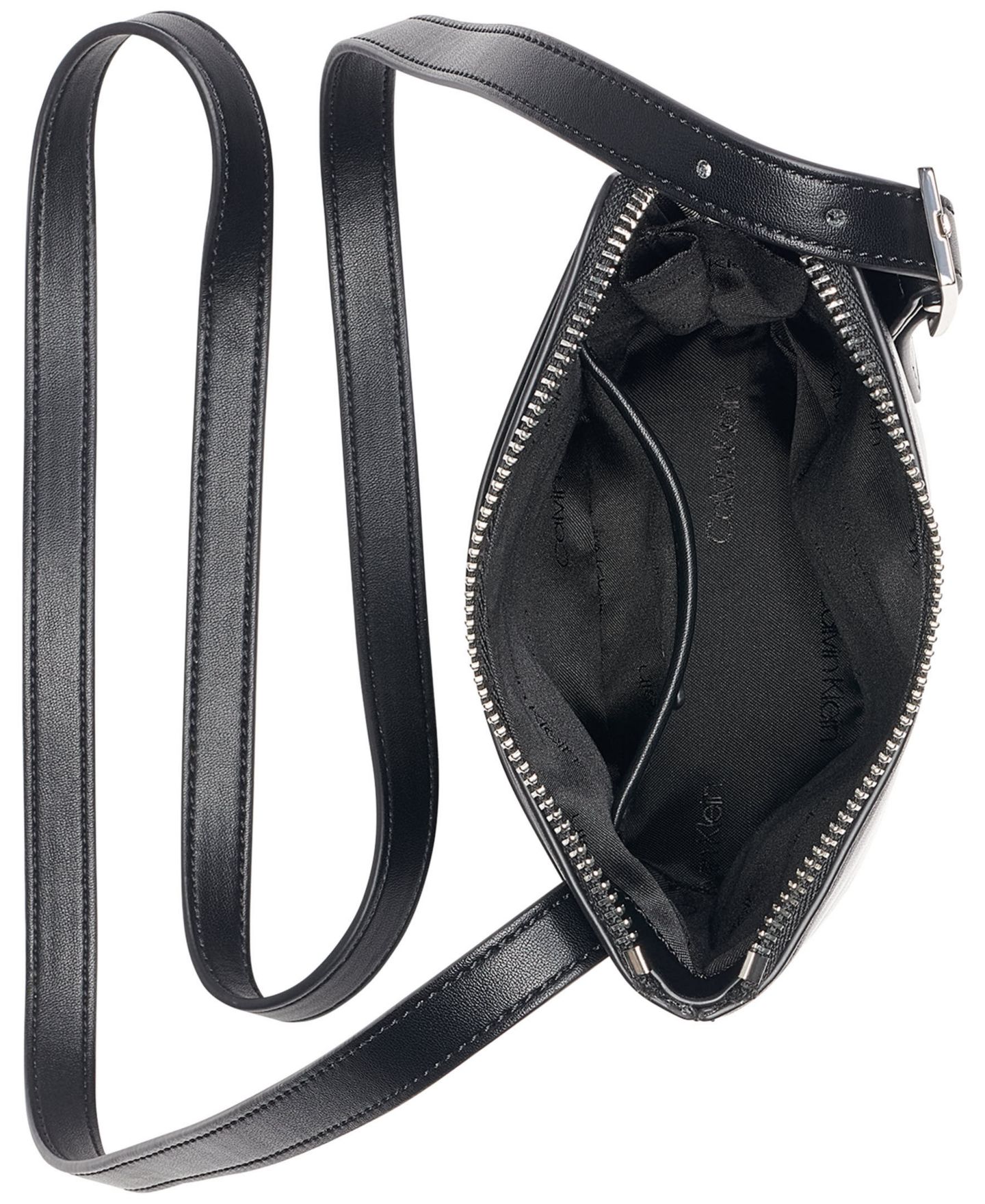 Женская сумка Calvin Klein Harlan Mini Crossbody, цвет: Чёрный / Серебряный — фото 4