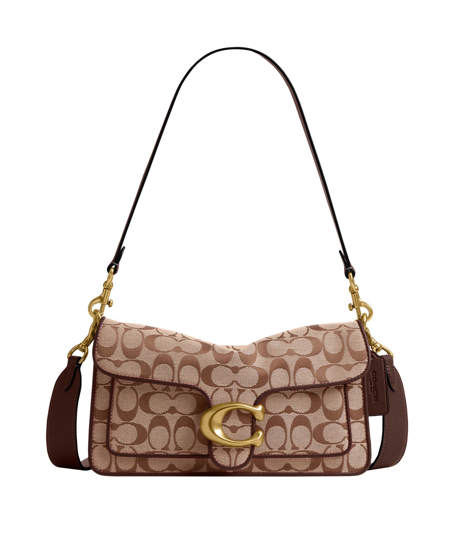 Tabby Medium Soft Signature Jacquard Shoulder Bag 26
