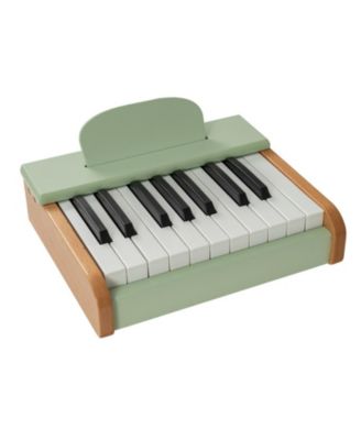 18-Key Wooden Battery-Operated Piano, Ages 3+