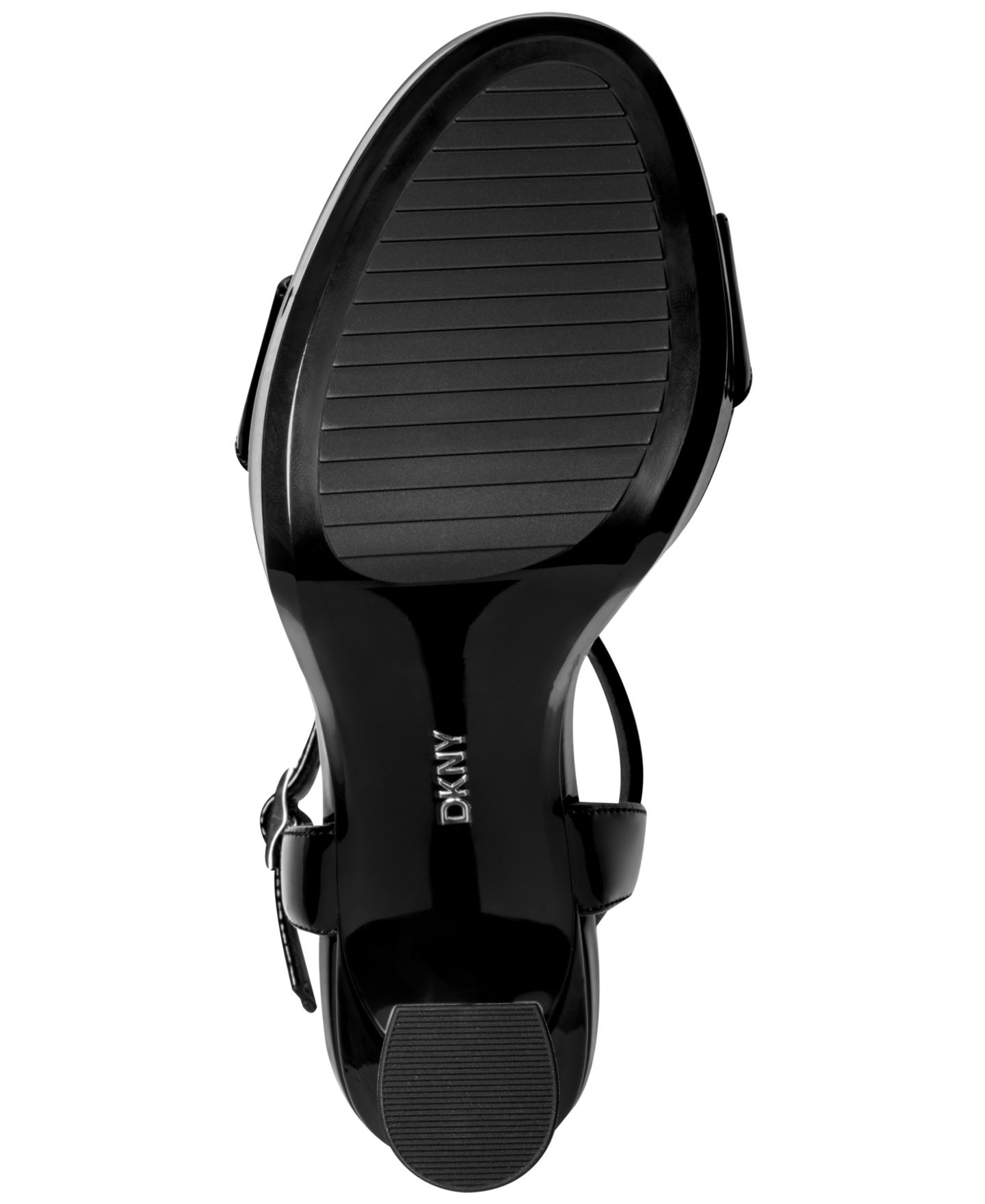 Женские нарядные босоножки на платформе DKNY Cherish, цвет: Чёрный — фото 5