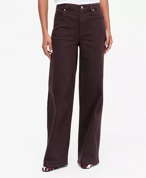 I.N.C. International Concepts Women's High-Rise Wide-Leg Jeans